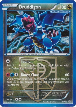 Druddigon - BW80 - Tinsel Holo Promo [bwp-BW80] [Holo]