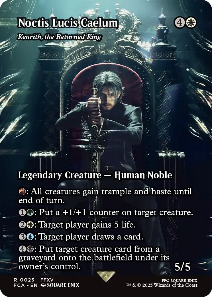 Noctis Lucis Caelum - Kenrith, the Returned King [23] [Borderless] [FINAL FANTASY: Through the Ages] [Non-Foil]