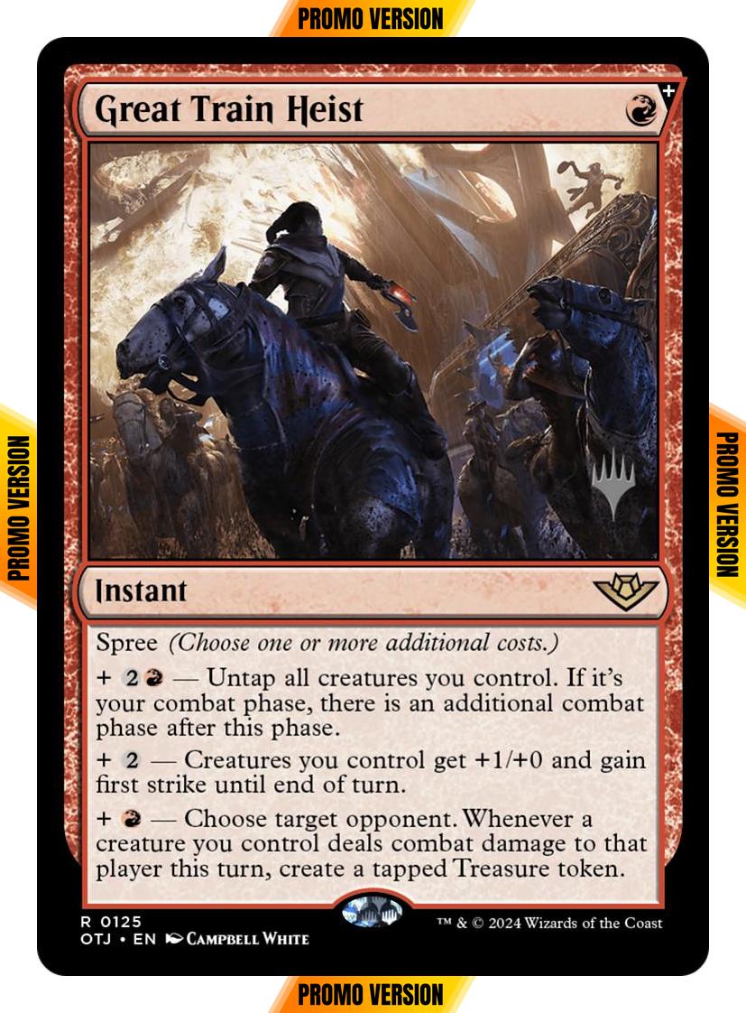 Great Train Heist [125p] [Promo Pack] [Outlaws of Thunder Junction: Promos] [Non-Foil]