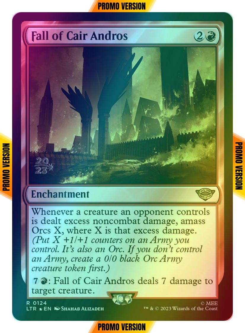 Fall of Cair Andros [124s] [Prerelease] [The Lord of the Rings: Tales of Middle-earth: Promos] [Foil]