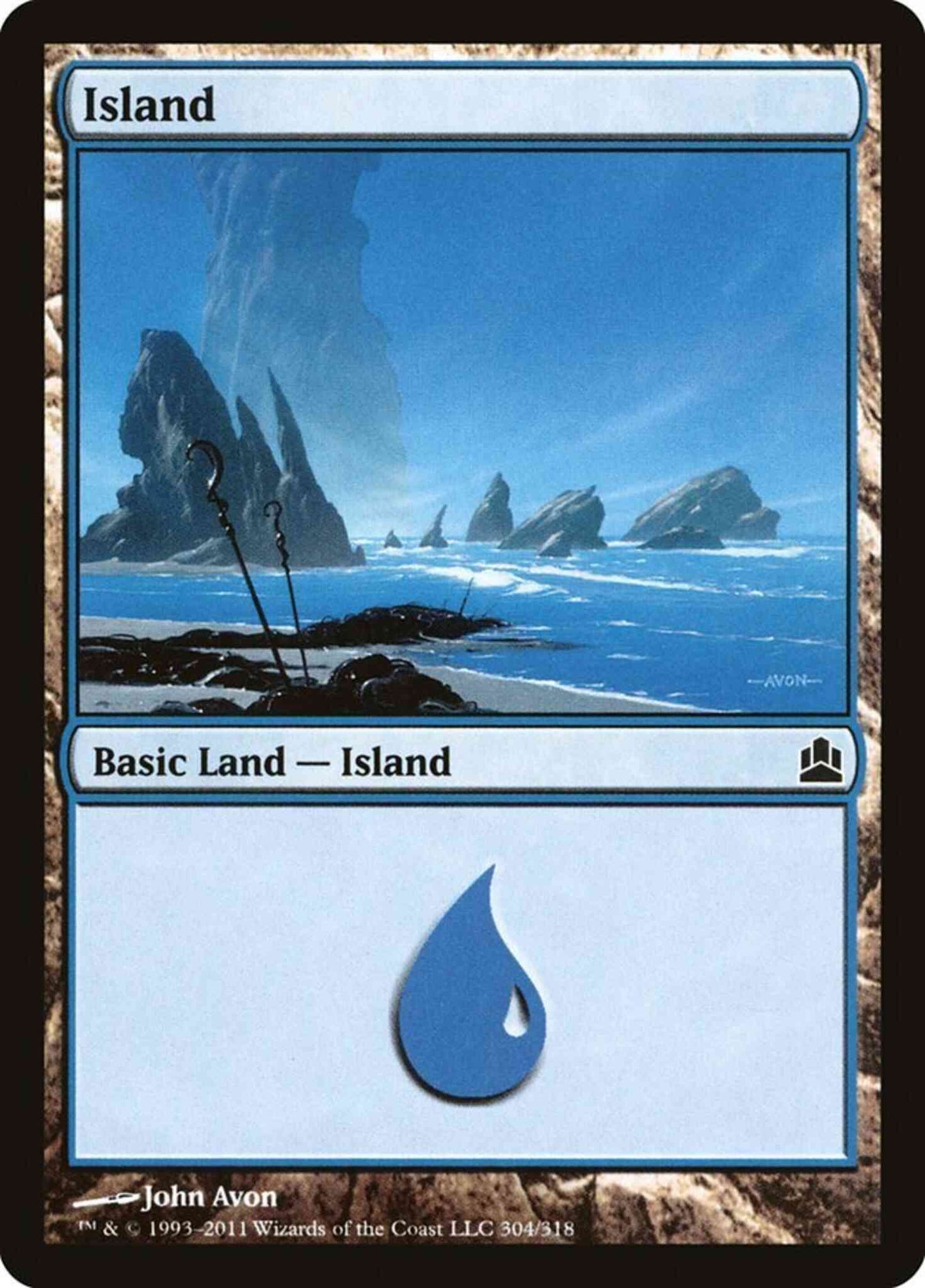 Island [304] [Commander 2011] [Non-Foil]
