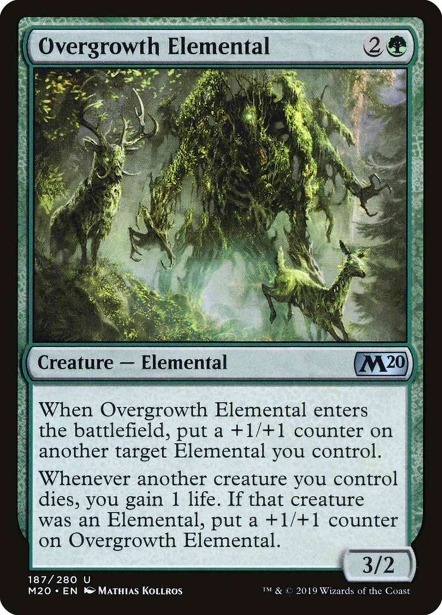 Overgrowth Elemental [187] [Core Set 2020] [Non-Foil]
