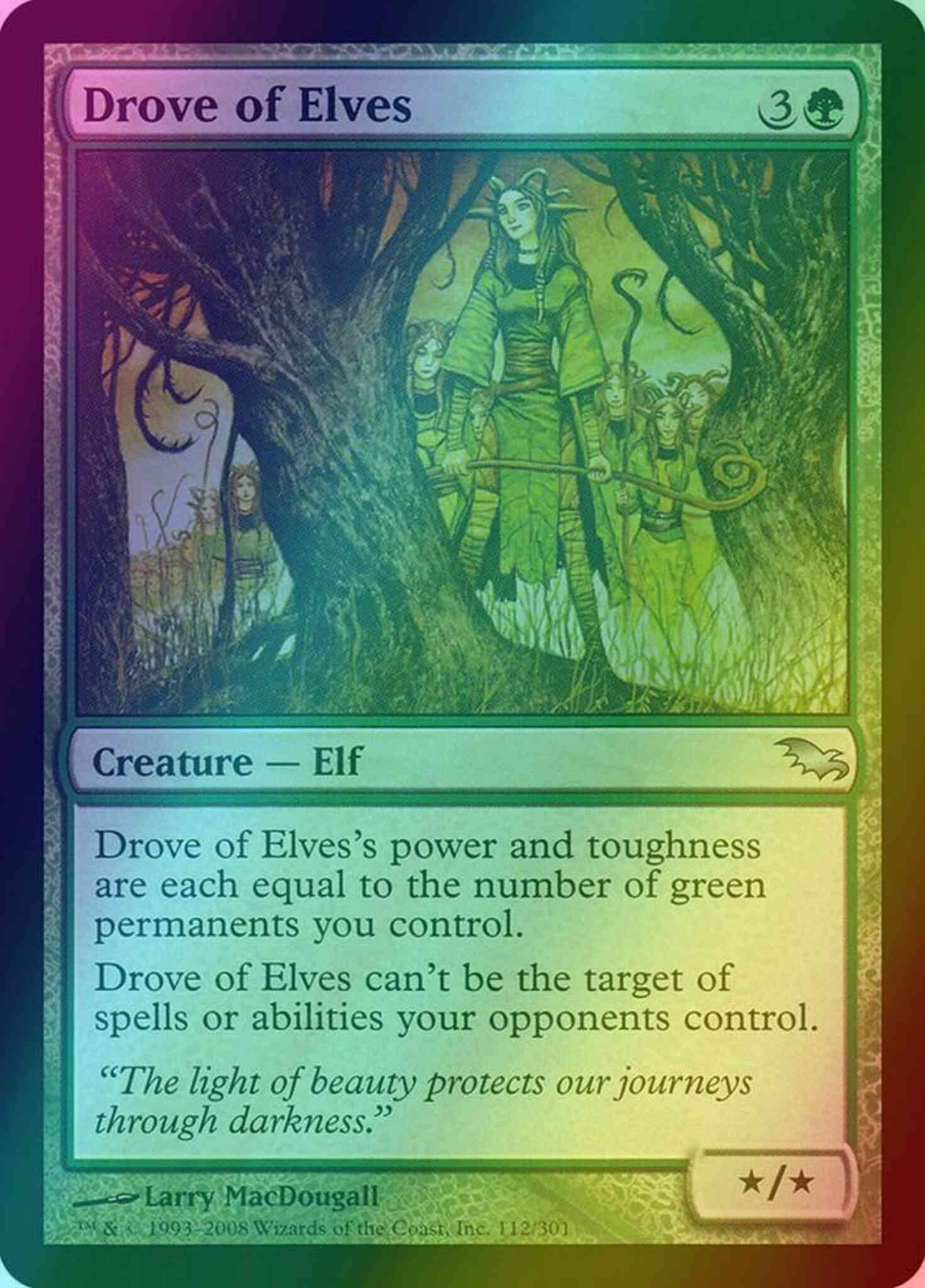 Drove of Elves [112] [Shadowmoor] [Foil]