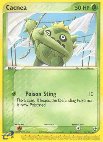 Cacnea - 58/100 - Common [ex2-58] [Non-Holo]
