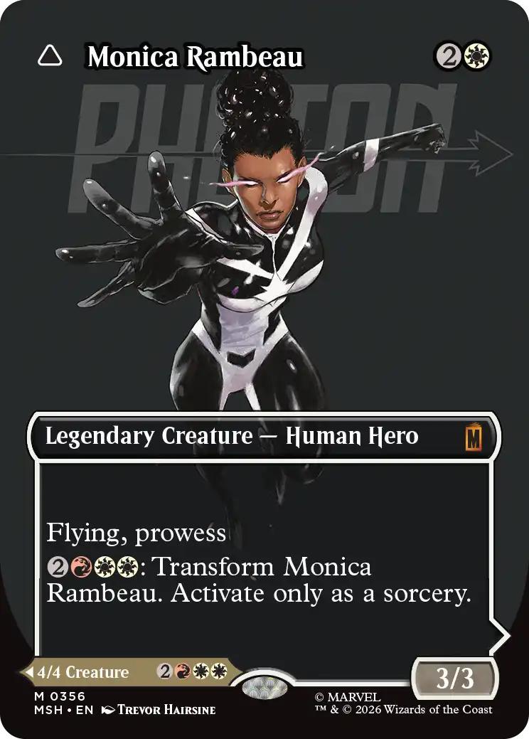 Monica Rambeau // Photon, Living Light [356] [Borderless] [Logo] [Marvel Super Heroes] [Non-Foil]