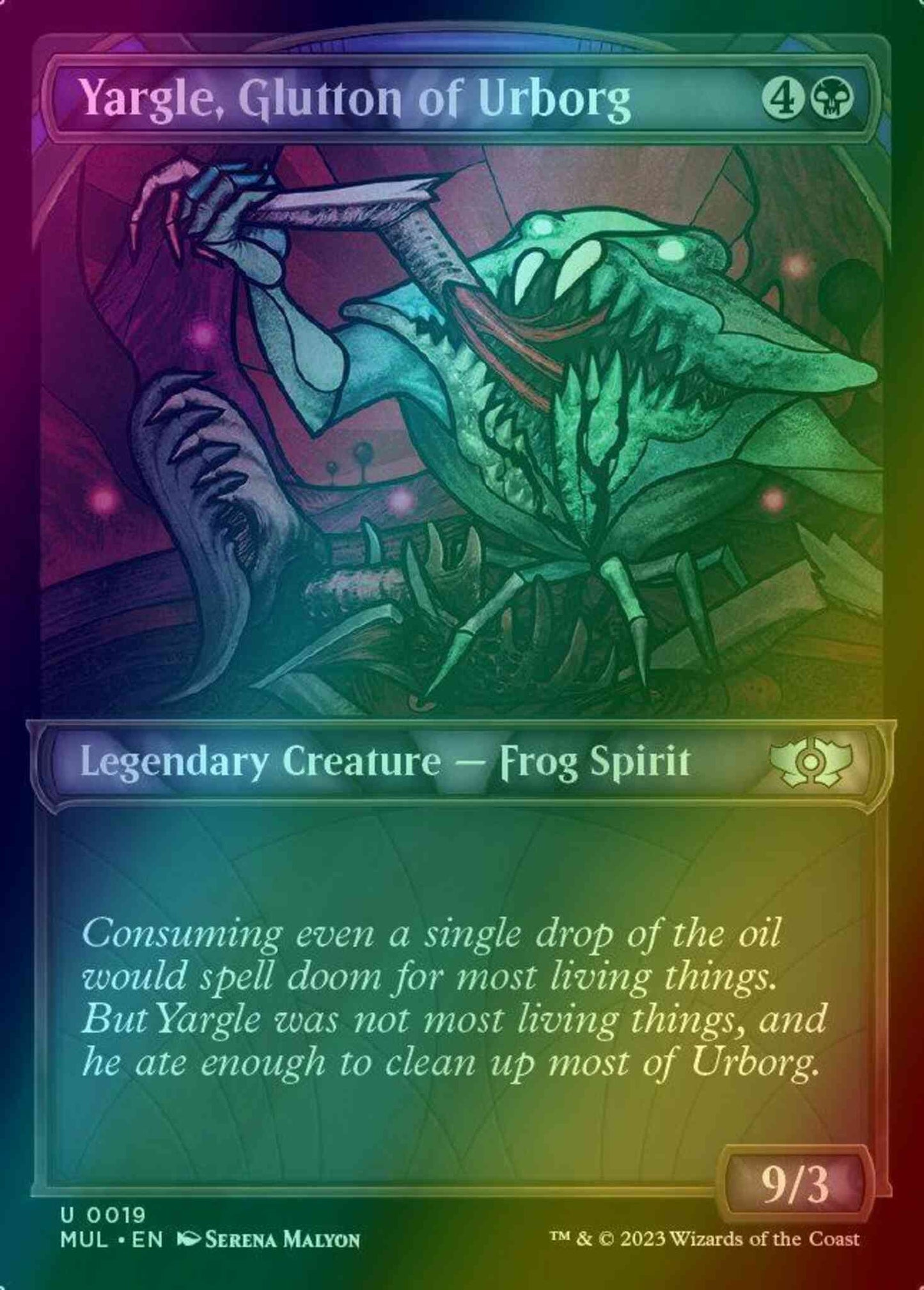 Yargle, Glutton of Urborg [19] [Planar Showcase] [Multiverse Legends] [Foil]