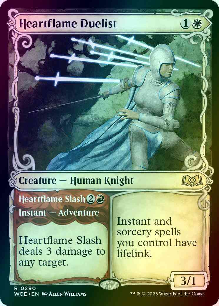 Heartflame Duelist // Heartflame Slash [290] [Adventure Showcase] [Wilds of Eldraine] [Foil]