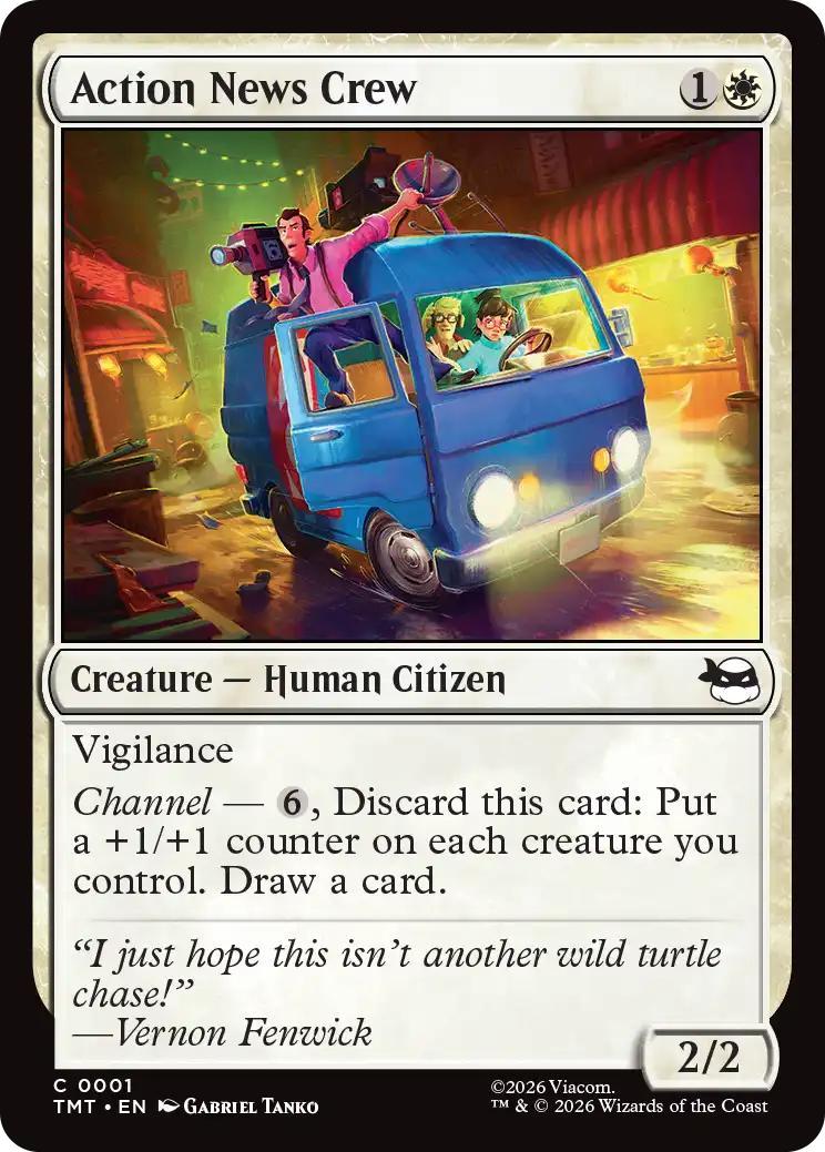 Action News Crew [1] [Teenage Mutant Ninja Turtles] [Non-Foil]