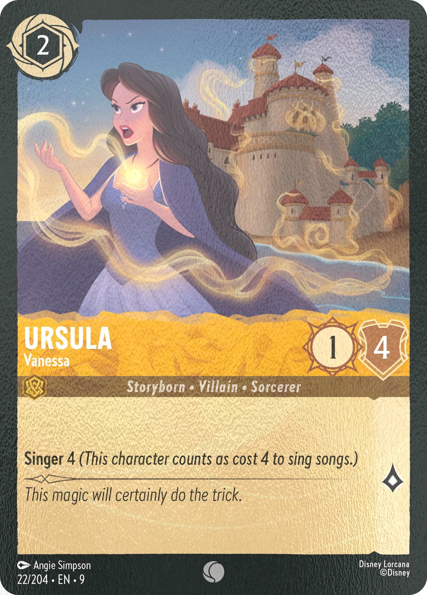 Ursula - Vanessa - 22/204 [Fabled] [Cold Foil]
