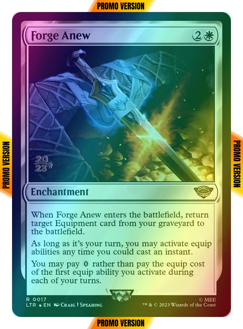Forge Anew [17s] [Prerelease] [The Lord of the Rings: Tales of Middle-earth: Promos] [Foil]