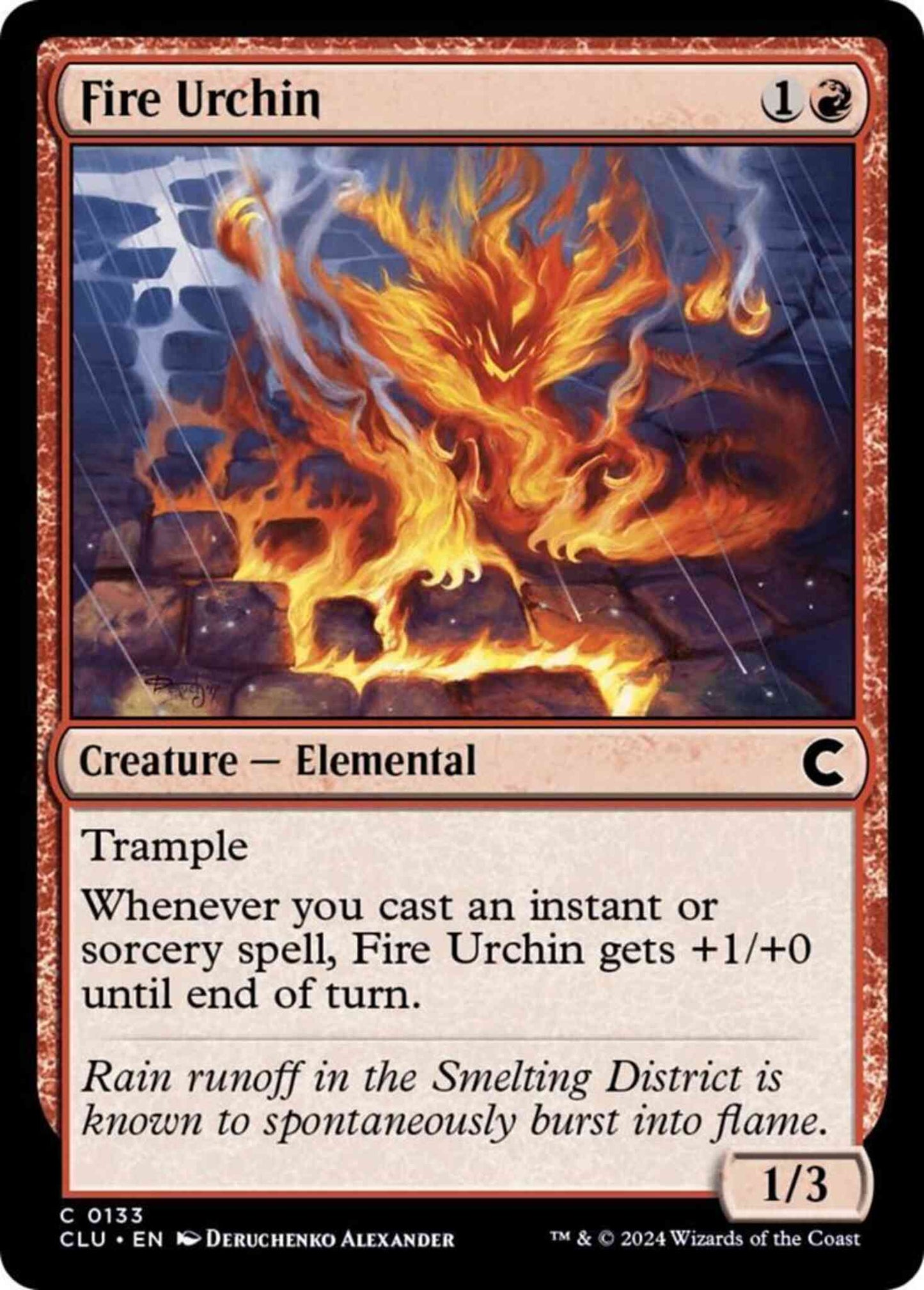 Fire Urchin [133] [Ravnica: Clue Edition] [Non-Foil]