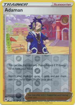 Adaman - 135/189 - Rare Holo [swsh10-135] [Reverse Holo]