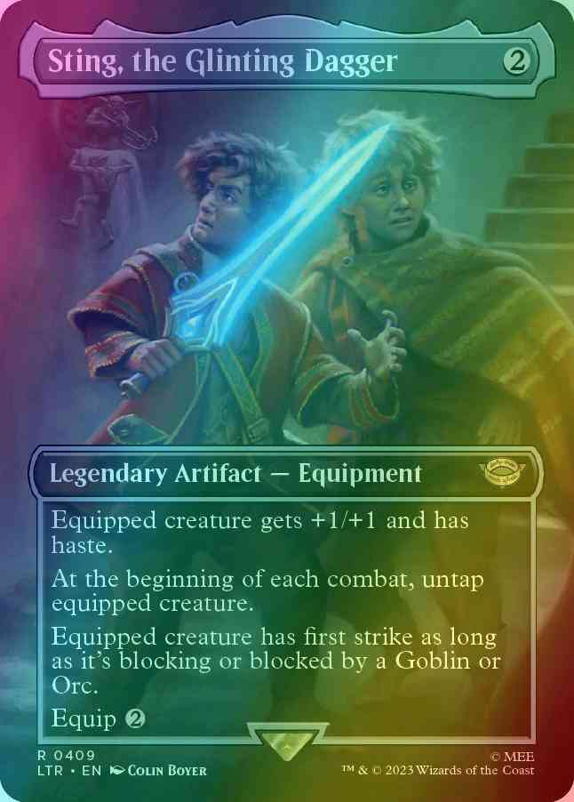 Sting, the Glinting Dagger [409] [Borderless] [The Lord of the Rings: Tales of Middle-earth] [Foil]