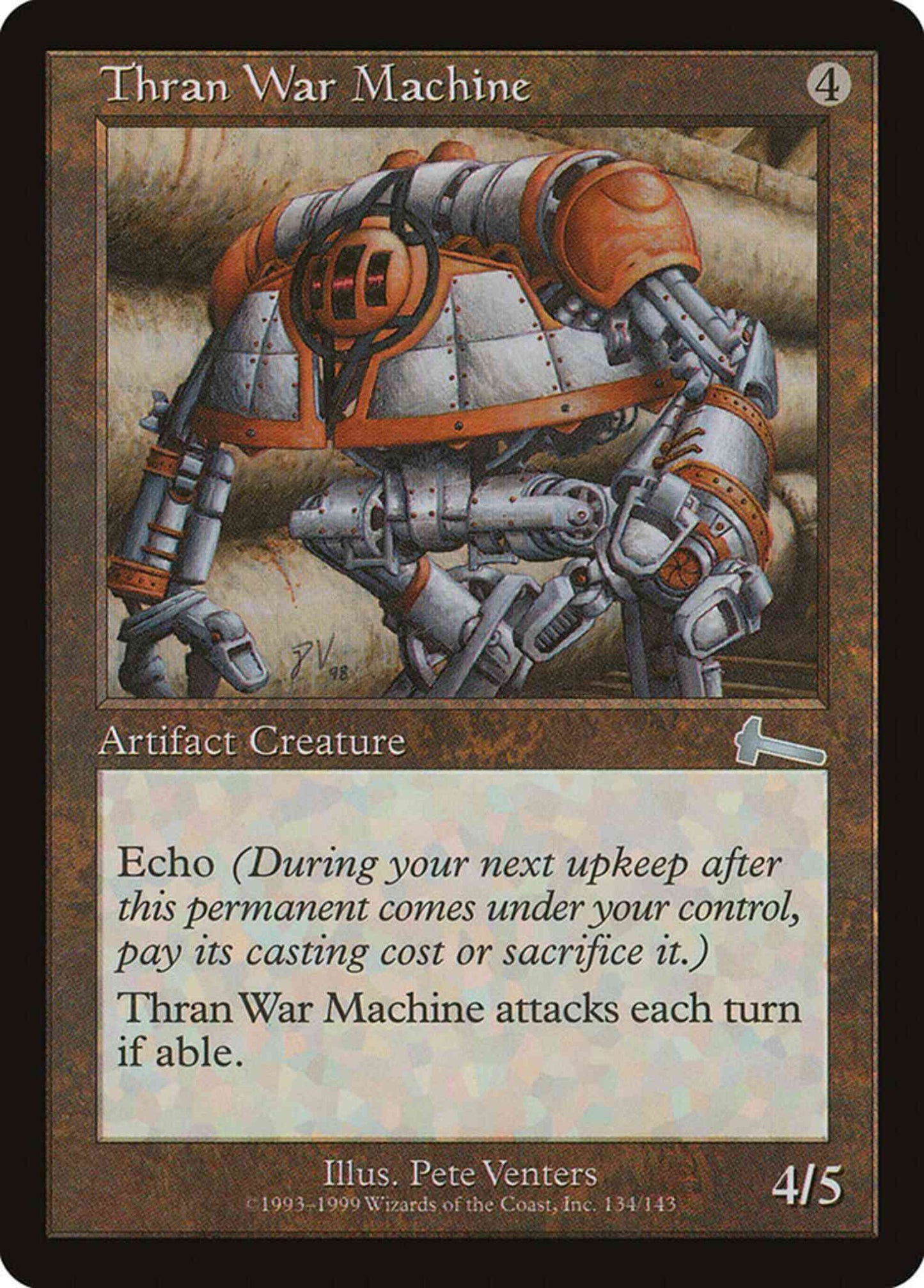 Thran War Machine [134] [Urza's Legacy] [Non-Foil]