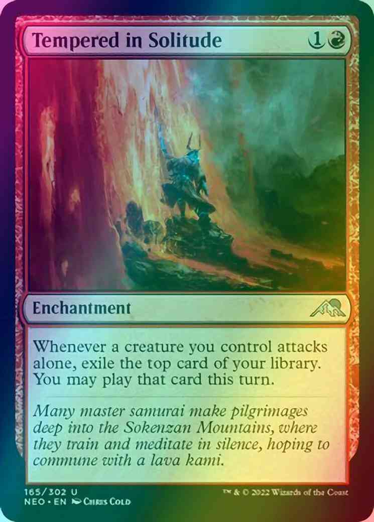 Tempered in Solitude [165] [Kamigawa: Neon Dynasty] [Foil]