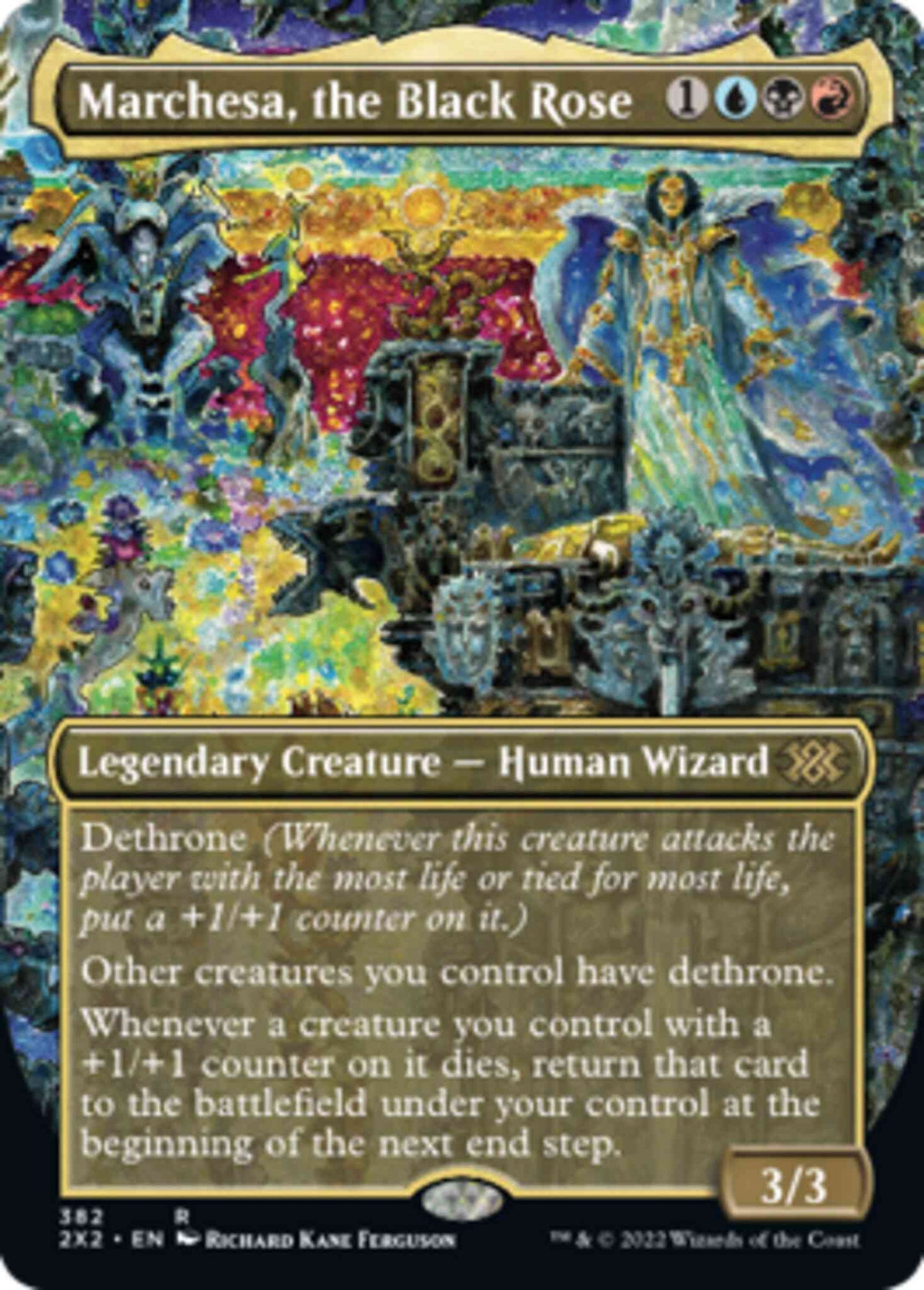 Marchesa, the Black Rose [382] [Borderless] [Double Masters 2022] [Non-Foil]