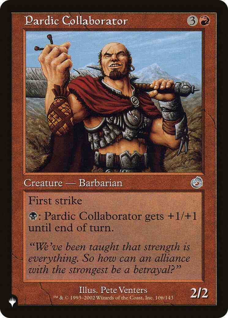 Pardic Collaborator [TOR-106] [The List] [Non-Foil]