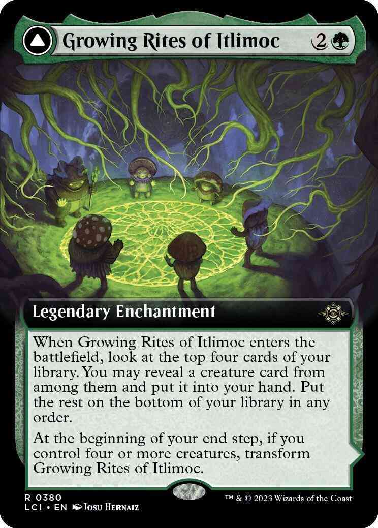 Growing Rites of Itlimoc // Itlimoc, Cradle of the Sun [380] [Extended Art] [The Lost Caverns of Ixalan] [Non-Foil]