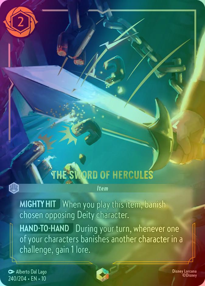 The Sword of Hercules (Enchanted) - 240/204 [Whispers in the Well] [Holofoil]