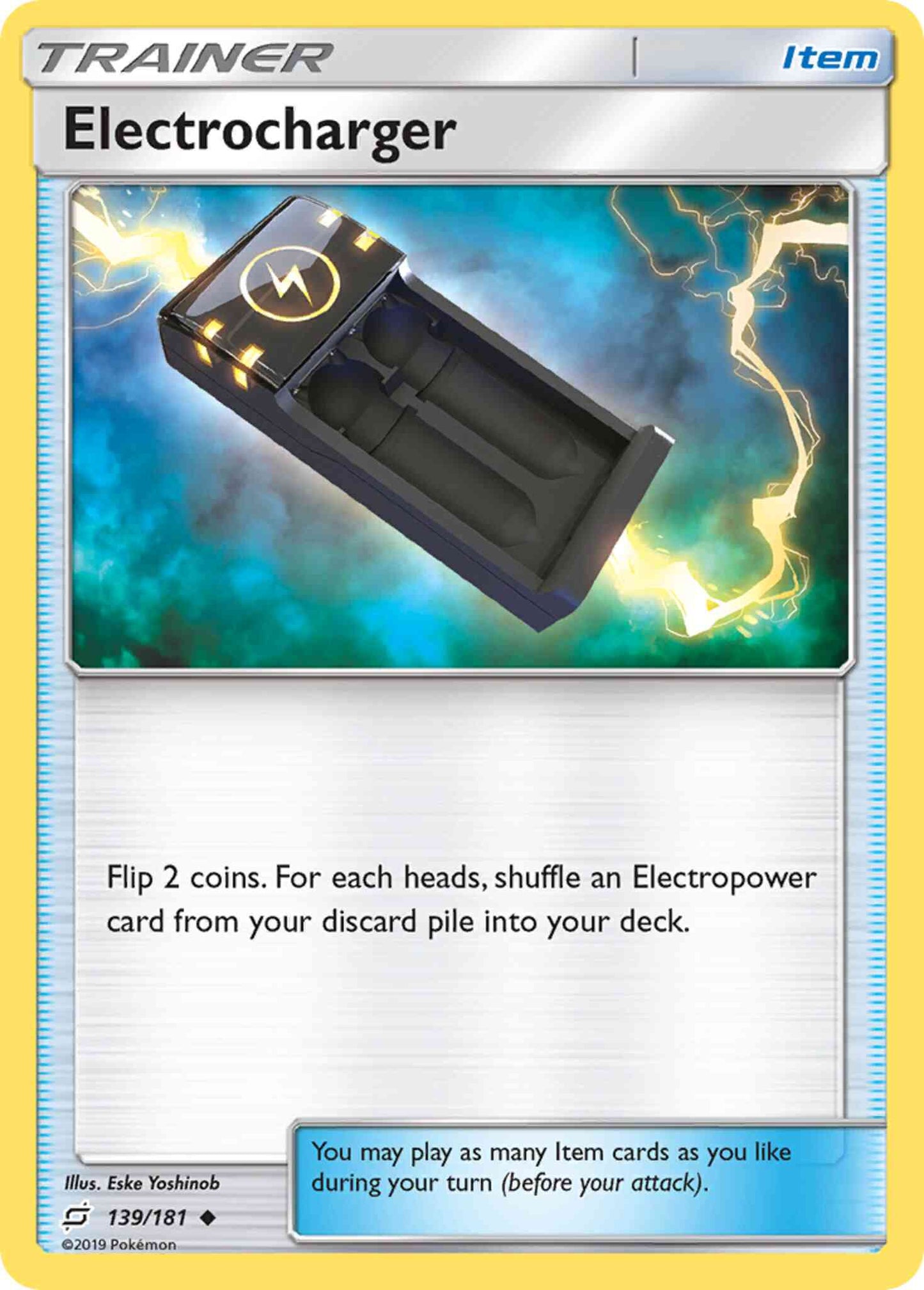 Electrocharger - 139/181 - Uncommon [sm9-139] [Reverse Holo]