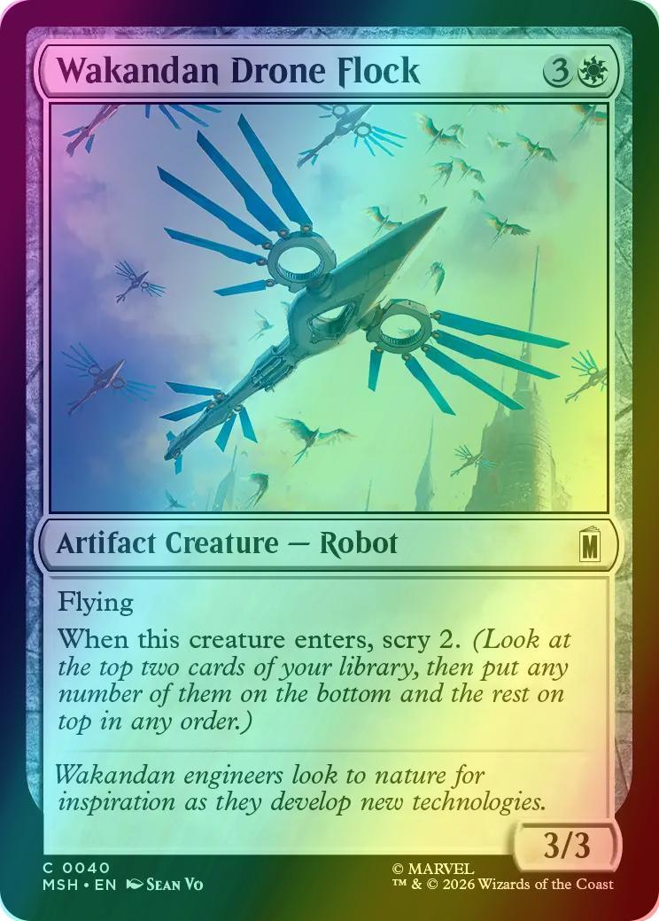 Wakandan Drone Flock [40] [Marvel Super Heroes] [Foil]