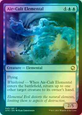 Air-Cult Elemental [45] [Adventures in the Forgotten Realms] [Foil]