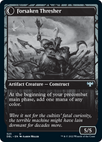 Foreboding Statue // Forsaken Thresher [523] [Innistrad: Double Feature] [Non-Foil]