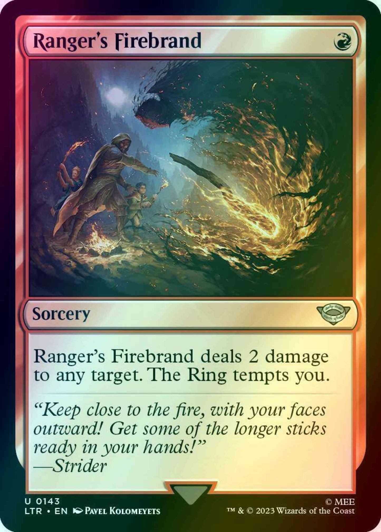 Ranger's Firebrand [143] [The Lord of the Rings: Tales of Middle-earth] [Foil]