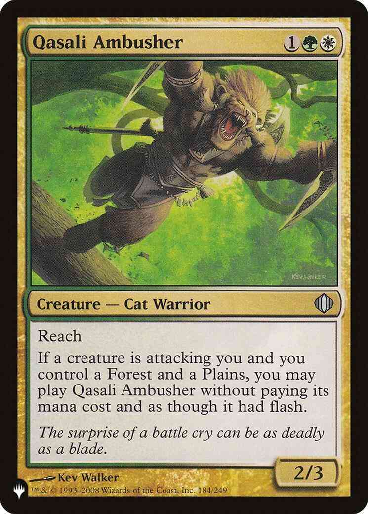 Qasali Ambusher [ALA-184] [The List] [Non-Foil]