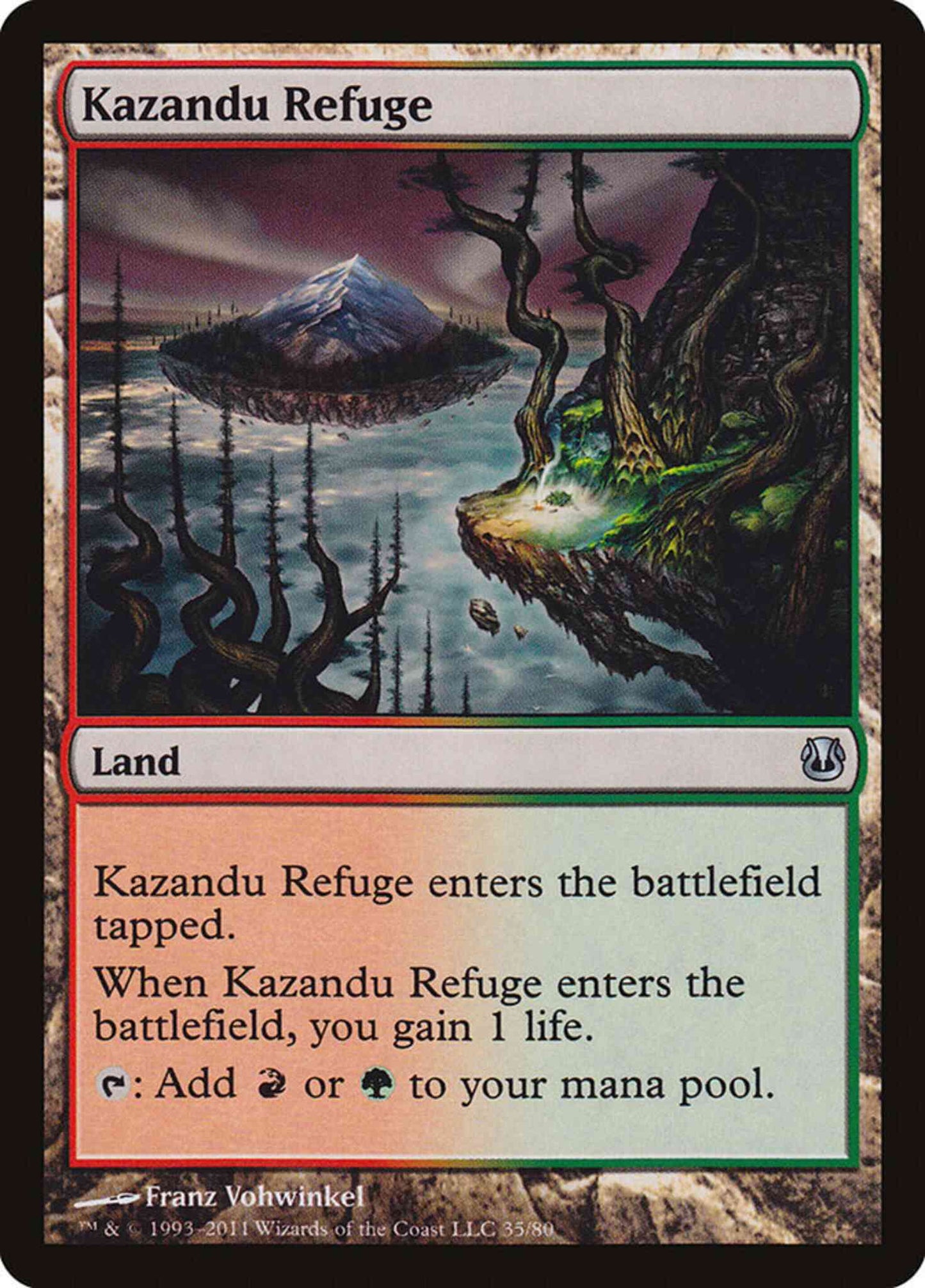Kazandu Refuge [35] [Duel Decks: Ajani vs. Nicol Bolas] [Non-Foil]