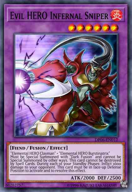 Evil HERO Infernal Sniper - LCGX-EN071 - Ultra Rare - Unlimited