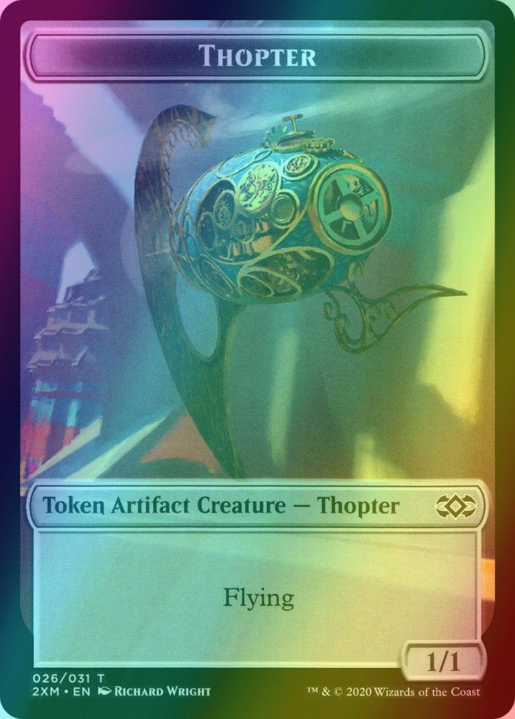 Servo Token (25) // Thopter Token (26) [Double Masters Tokens] [Foil]
