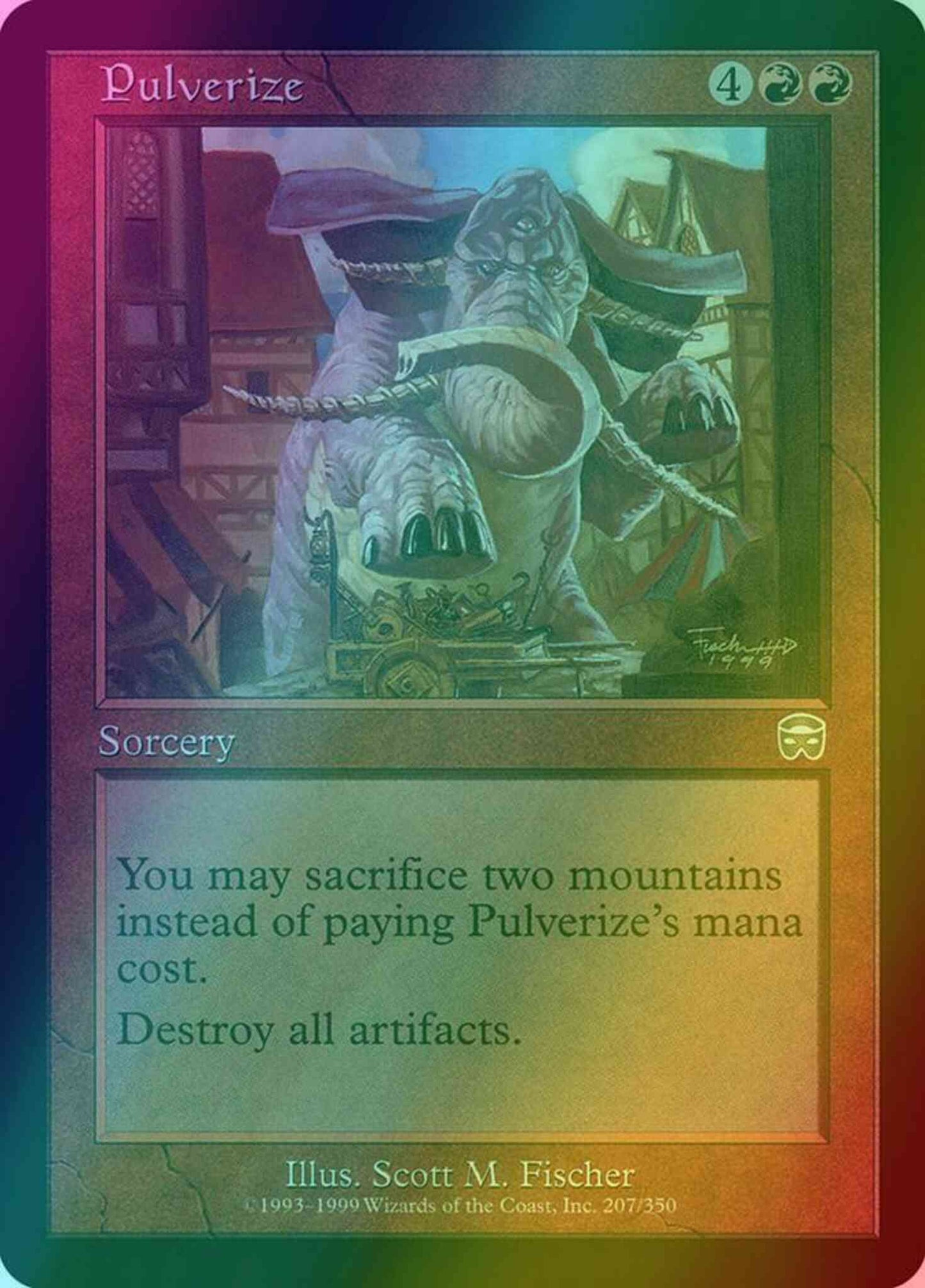 Pulverize [207] [Mercadian Masques] [Foil]