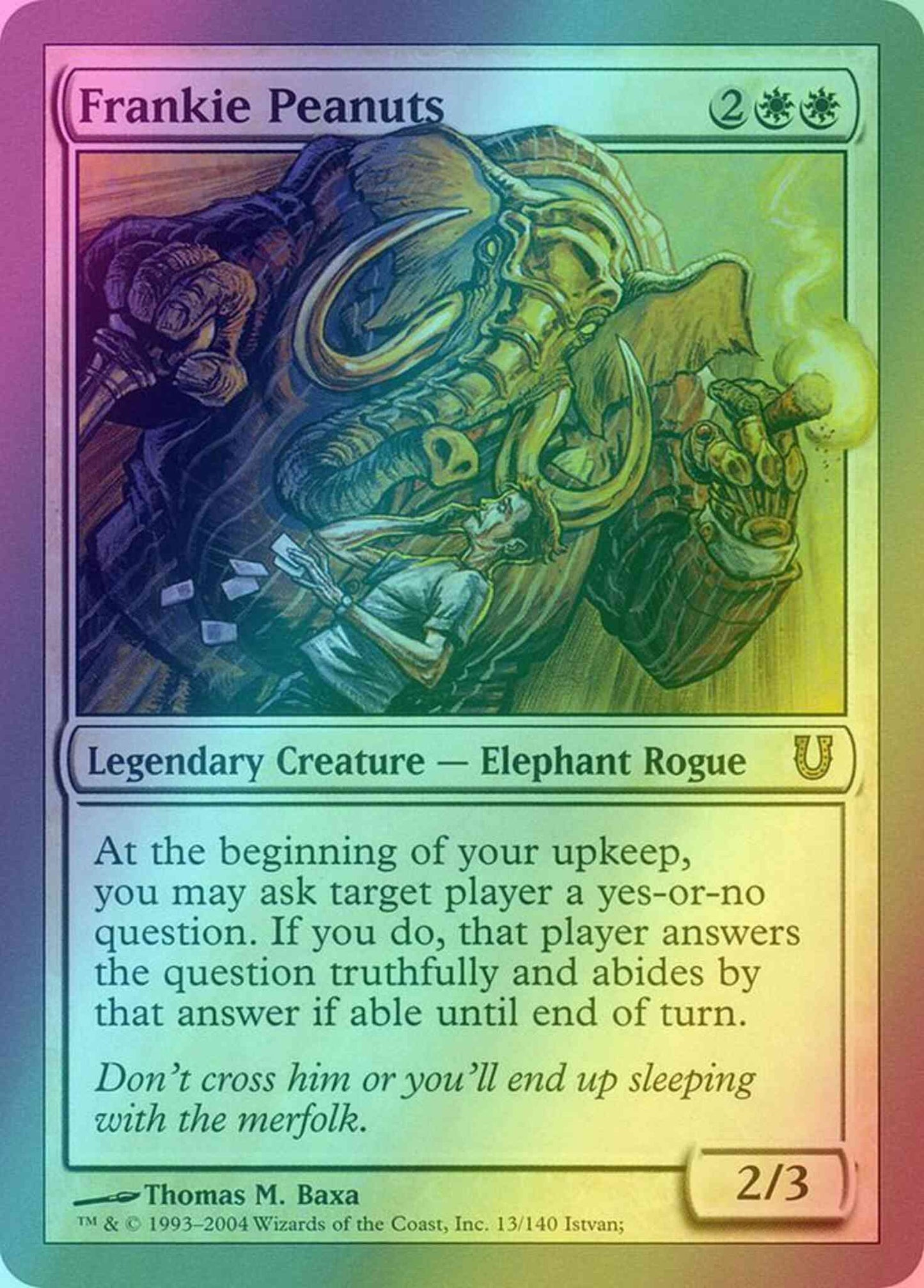 Frankie Peanuts [13] [Unhinged] [Foil]