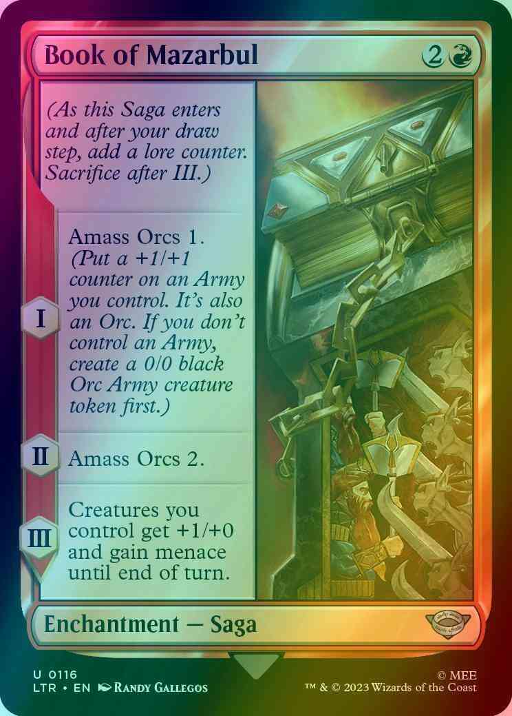 Book of Mazarbul [116] [The Lord of the Rings: Tales of Middle-earth] [Foil]