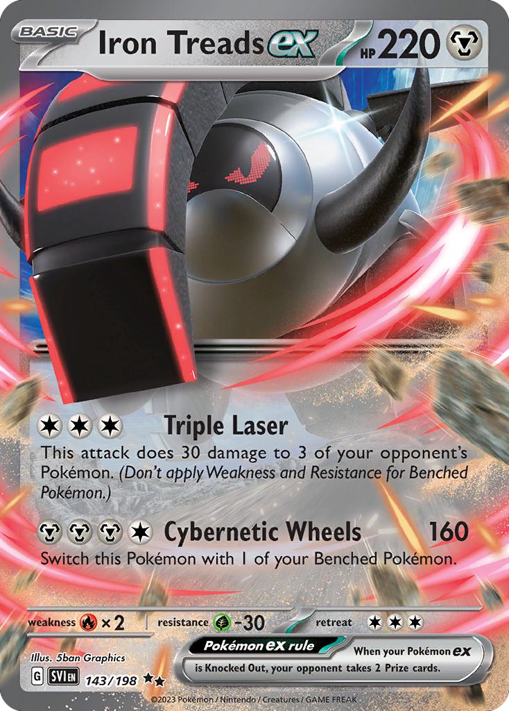 Iron Treads ex - 143/198 - Double Rare [sv01-143] [Ultra]