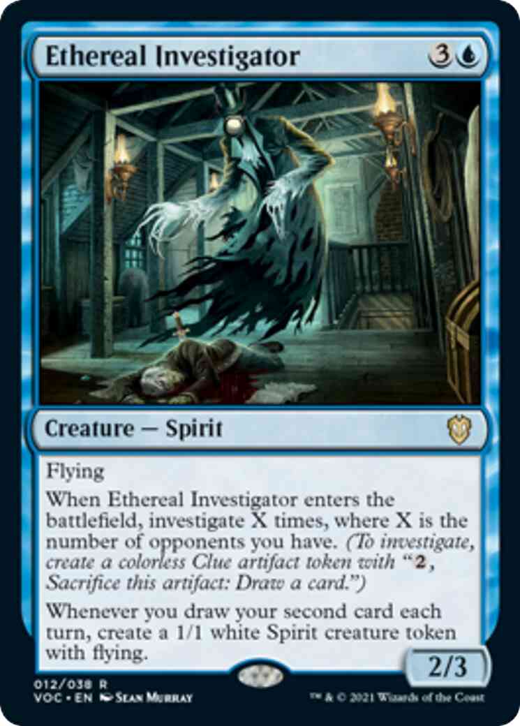 Ethereal Investigator [12] [Innistrad: Crimson Vow: Commander] [Non-Foil]