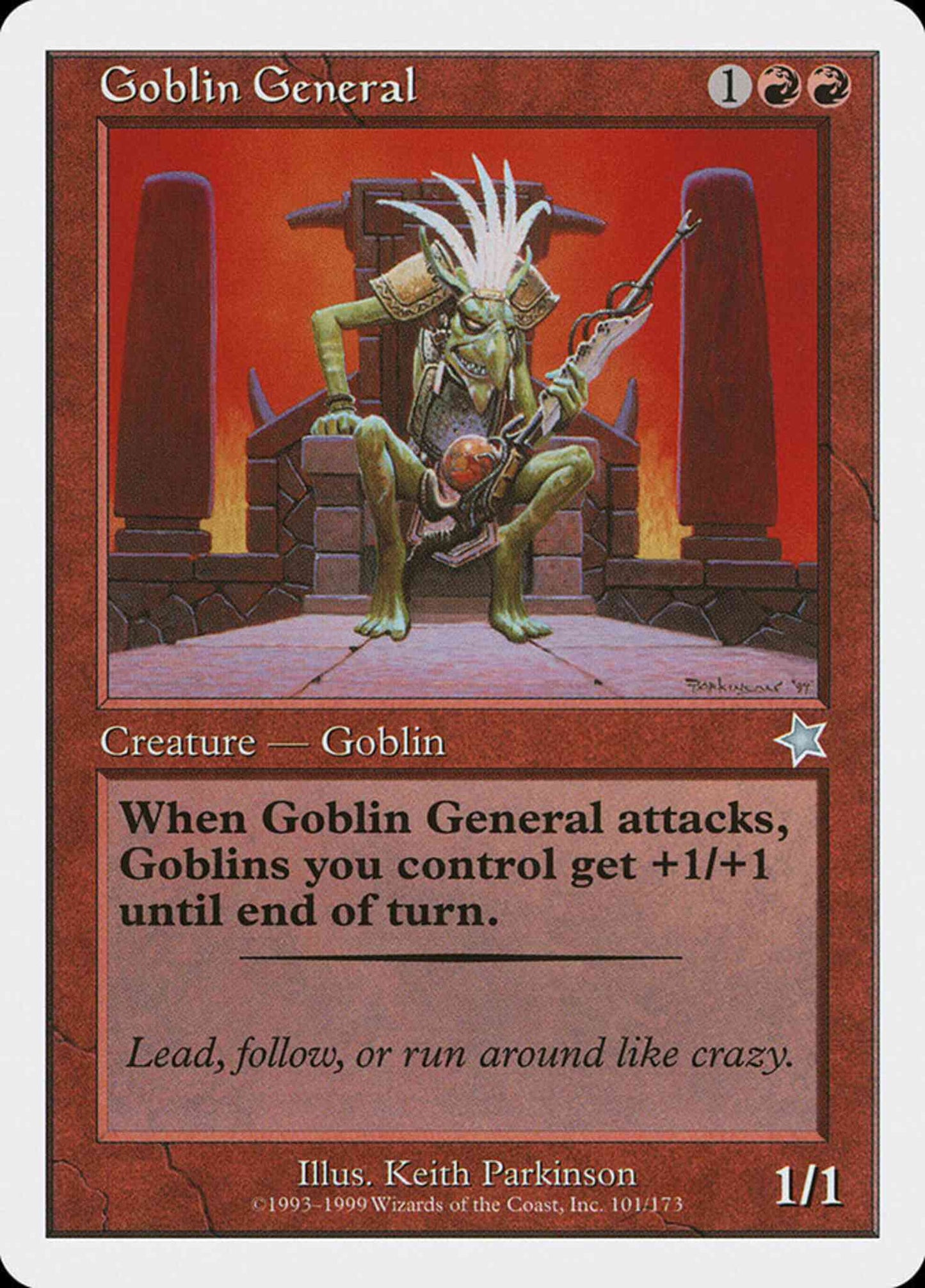 Goblin General [101] [Starter 1999] [Non-Foil]