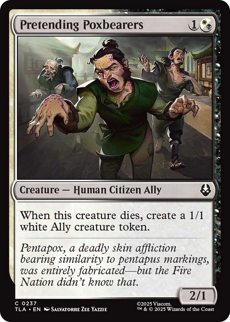 Pretending Poxbearers [237] [Avatar: The Last Airbender] [Non-Foil]