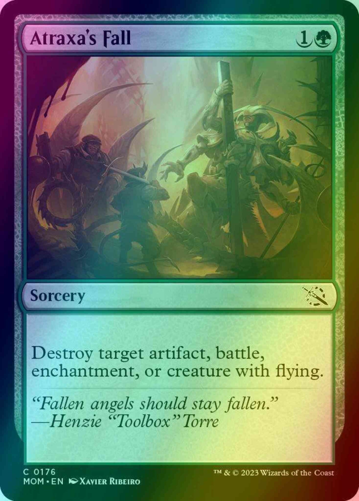 Atraxa's Fall [176] [March of the Machine] [Foil]