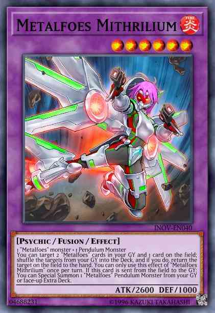 Metalfoes Mithrilium - INOV-EN040 - Ultra Rare - 1st Edition