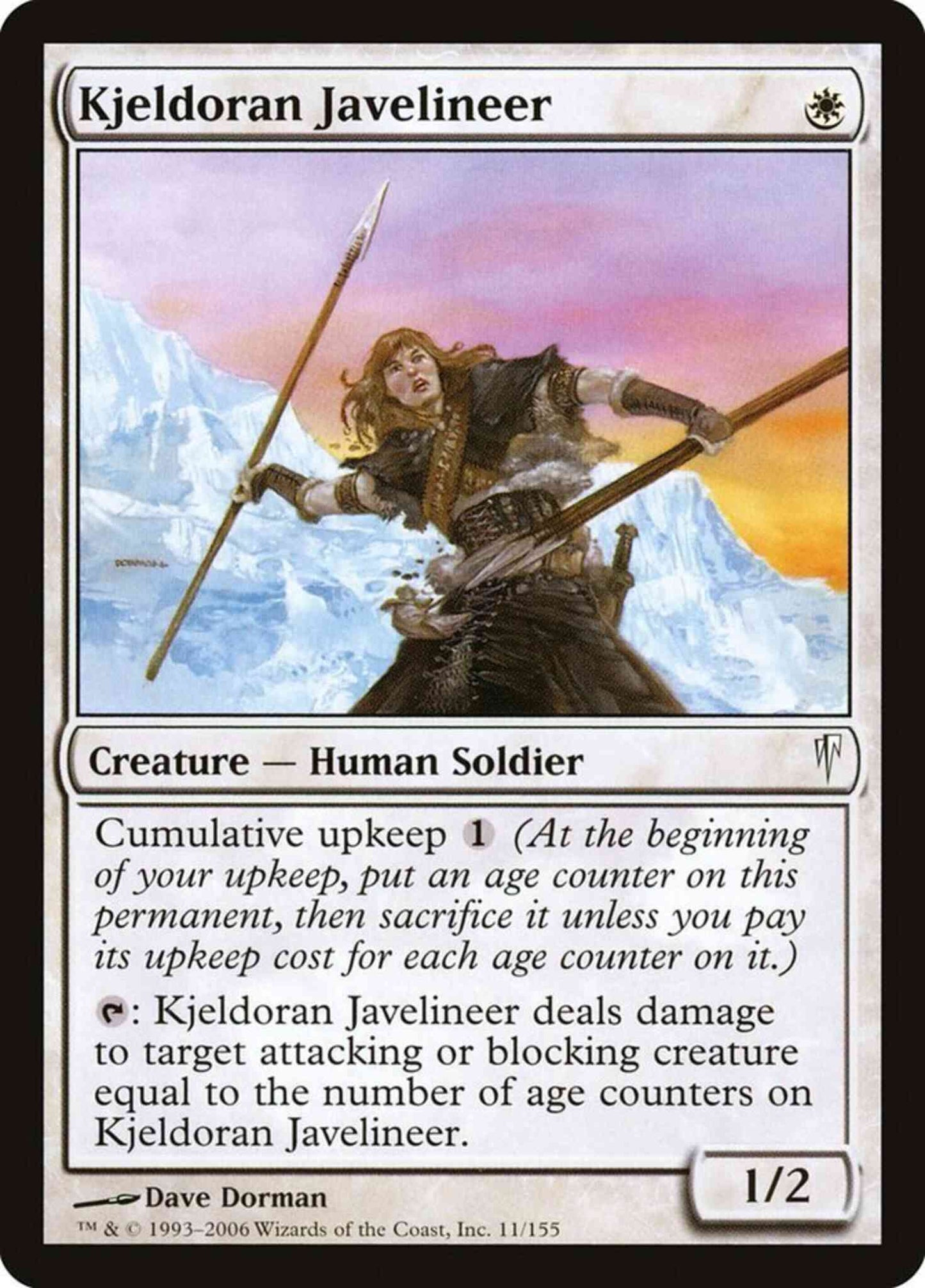 Kjeldoran Javelineer [11] [Coldsnap] [Non-Foil]
