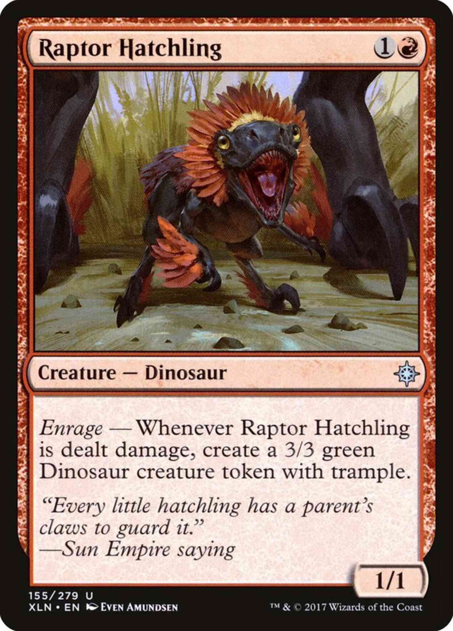 Raptor Hatchling [155] [Ixalan] [Non-Foil]