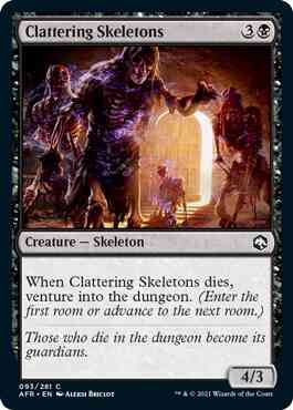 Clattering Skeletons [93] [Adventures in the Forgotten Realms] [Non-Foil]