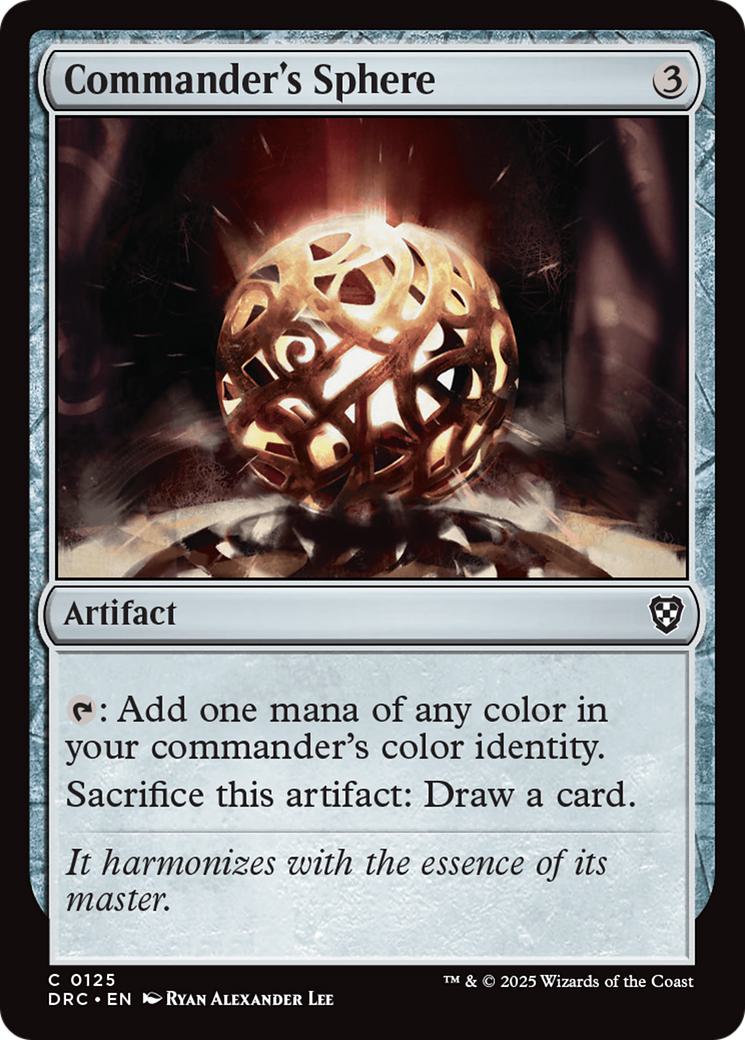 Commander's Sphere [125] [Aetherdrift: Commander] [Non-Foil]