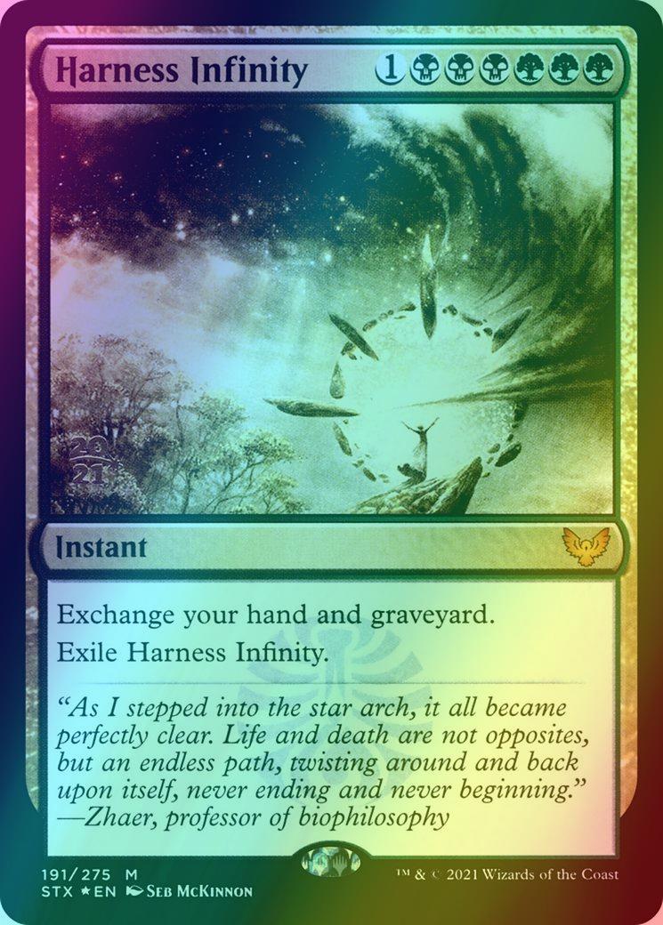 Harness Infinity [Prerelease] [191s] [Strixhaven: School of Mages Promos] [Foil]