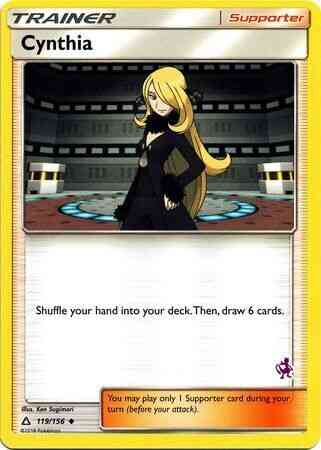Cynthia - 119/156 - Uncommon - Mewtwo Stamp [BA01-6] [Non-Holo]