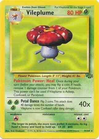Vileplume - 31/64 - Rare - Unlimited [base2U-31] [Non-Holo]
