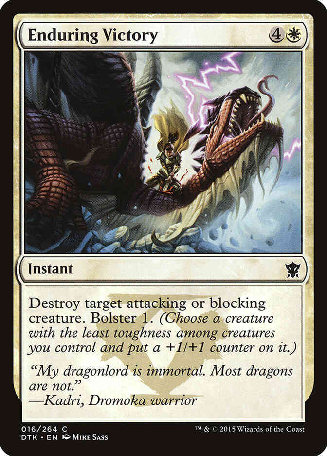 Enduring Victory [16] [Dragons Of Tarkir] [Non-Foil]