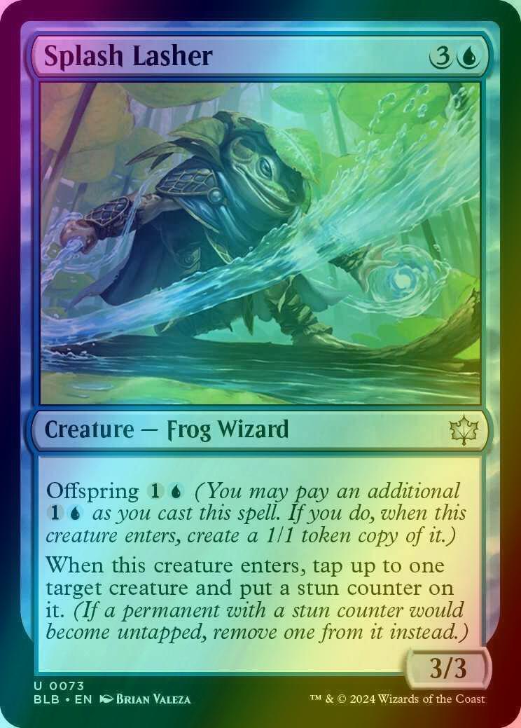 Splash Lasher [73] [Bloomburrow] [Foil]